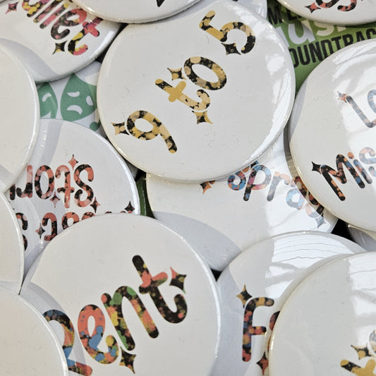 Stage Left, Badge | Handmade Musical Theatre Gift