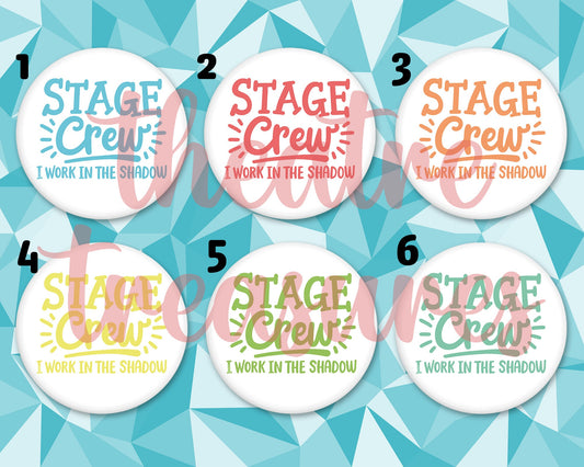 Stage Crew in the Shadow Magnet | Handmade Musical Theatre Gift