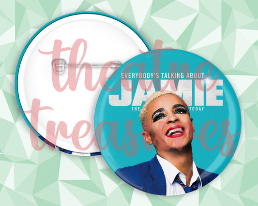 Everybody's Talking About Jamie, Layton Williams Badge | Handmade Musical Theatre Gift