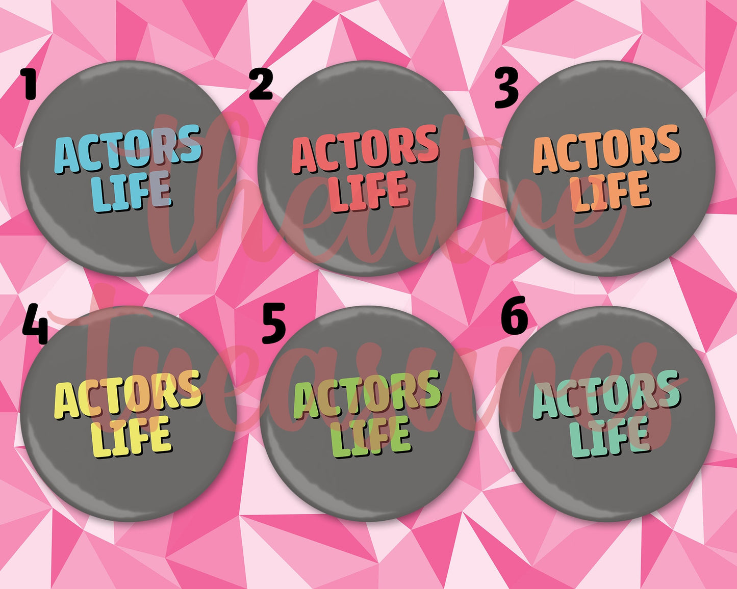 Actors Life Magnet | Handmade Musical Theatre Gift