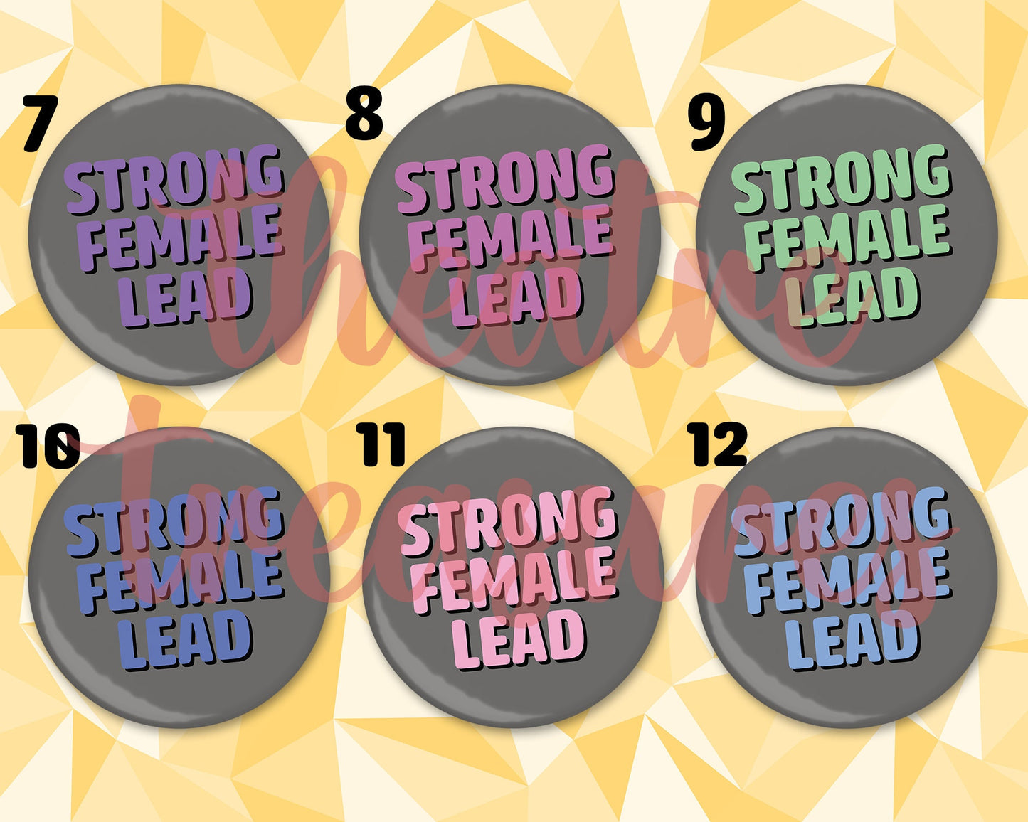 Strong Female Lead Magnet | Handmade Musical Theatre Gift