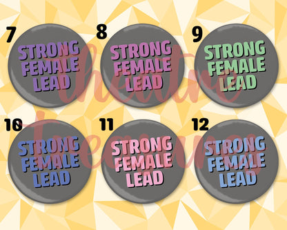 Strong Female Lead Badge | Handmade Musical Theatre Gift