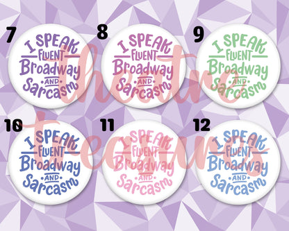 I Speak Fluent Broadway Magnet | Handmade Musical Theatre Gift