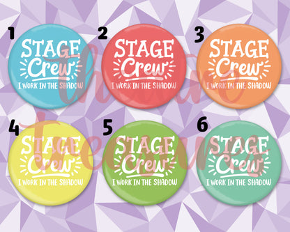 Stage Crew in the Shadow Colourful Magnet | Handmade Musical Theatre Gift
