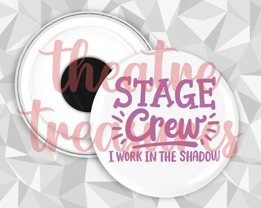 Stage Crew in the Shadow Magnet | Handmade Musical Theatre Gift