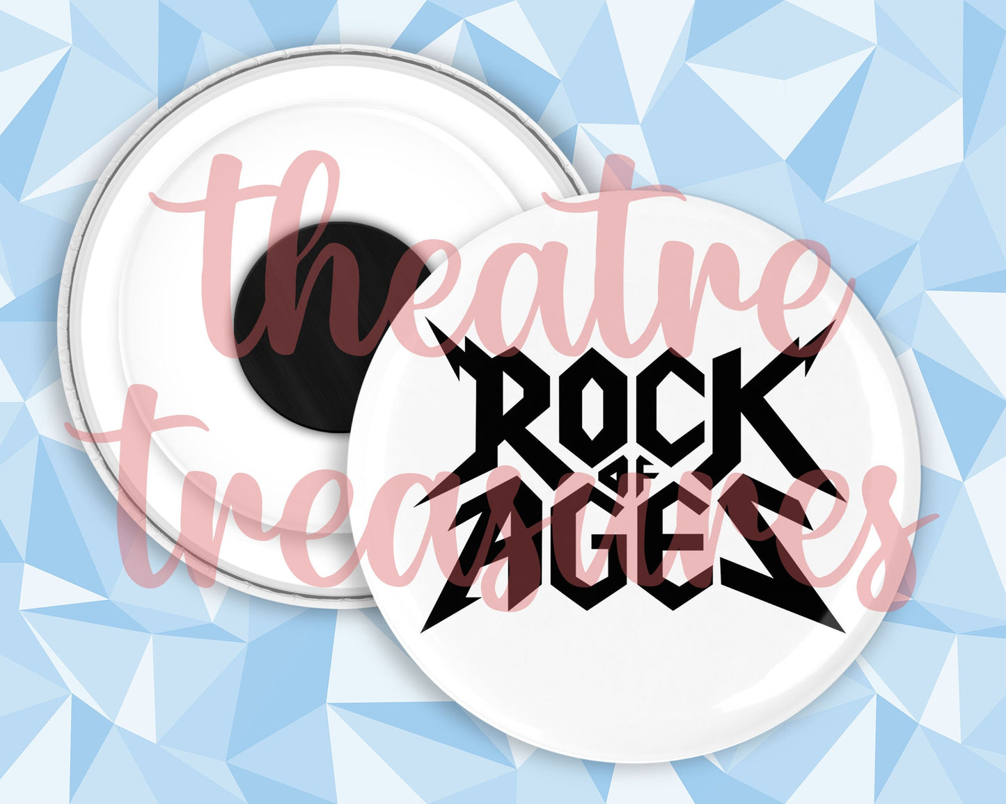 Rock of Ages Magnet | Handmade Musical Theatre Gift