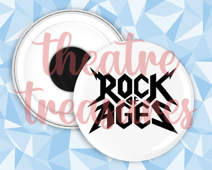 Rock of Ages Magnet | Handmade Musical Theatre Gift