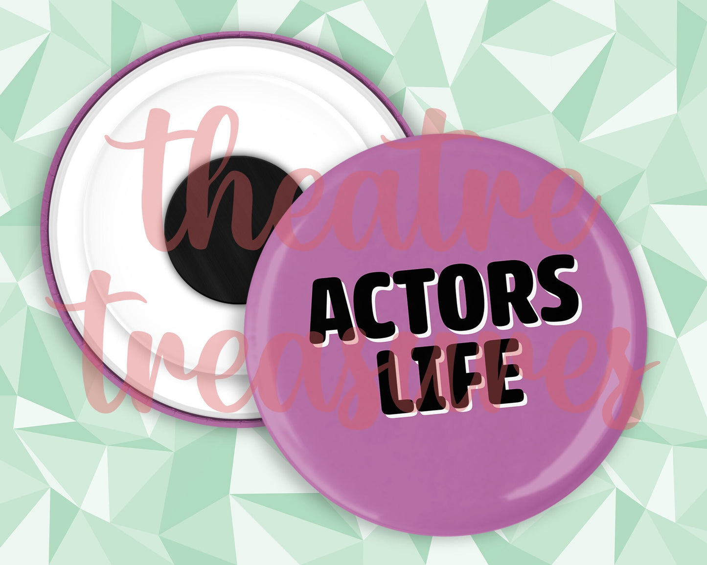 Actors Life Colourful Magnet | Handmade Musical Theatre Gift