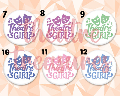 Theatre Girl Magnet | Handmade Musical Theatre Gift