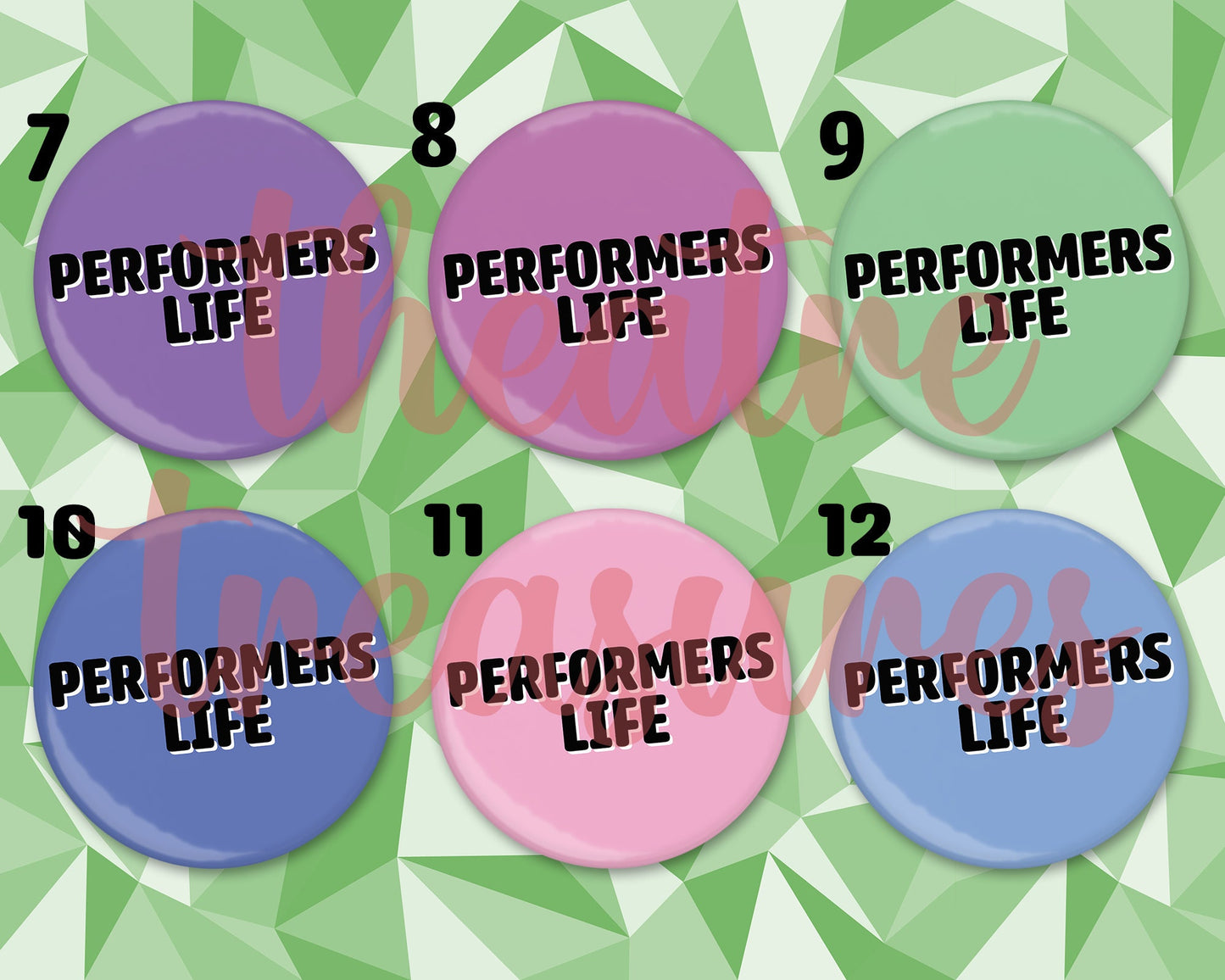Performers Life Colourful, Magnet | Handmade Musical Theatre Gift