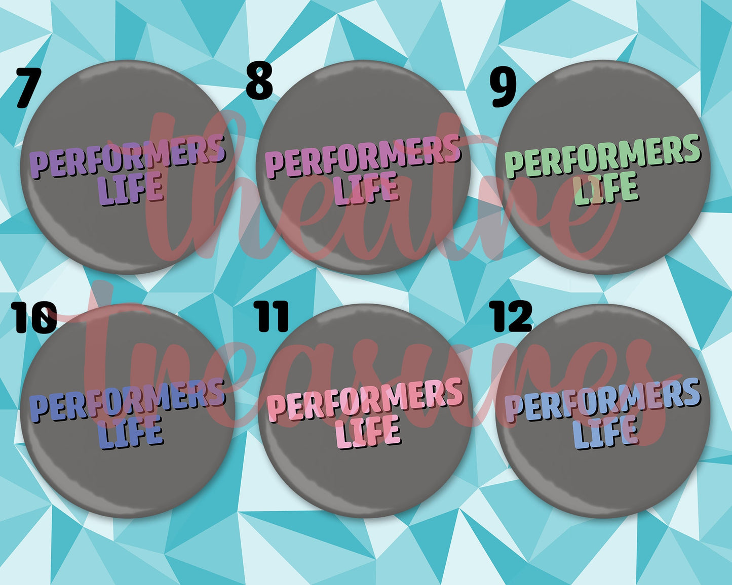 Performers Life Badge | Handmade Musical Theatre Gift