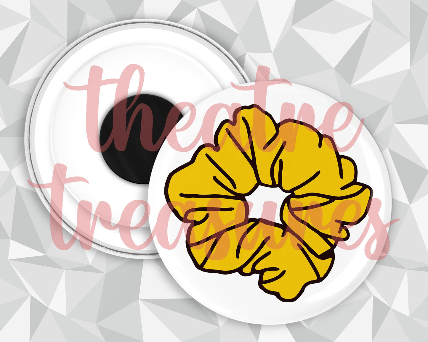 Heathers, Heather McNamara, Scrunchie Magnet | Handmade Musical Theatre Gift
