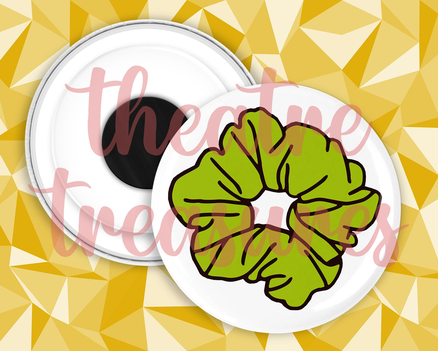 Wicked, Scrunchie Magnet | Handmade Musical Theatre Gift
