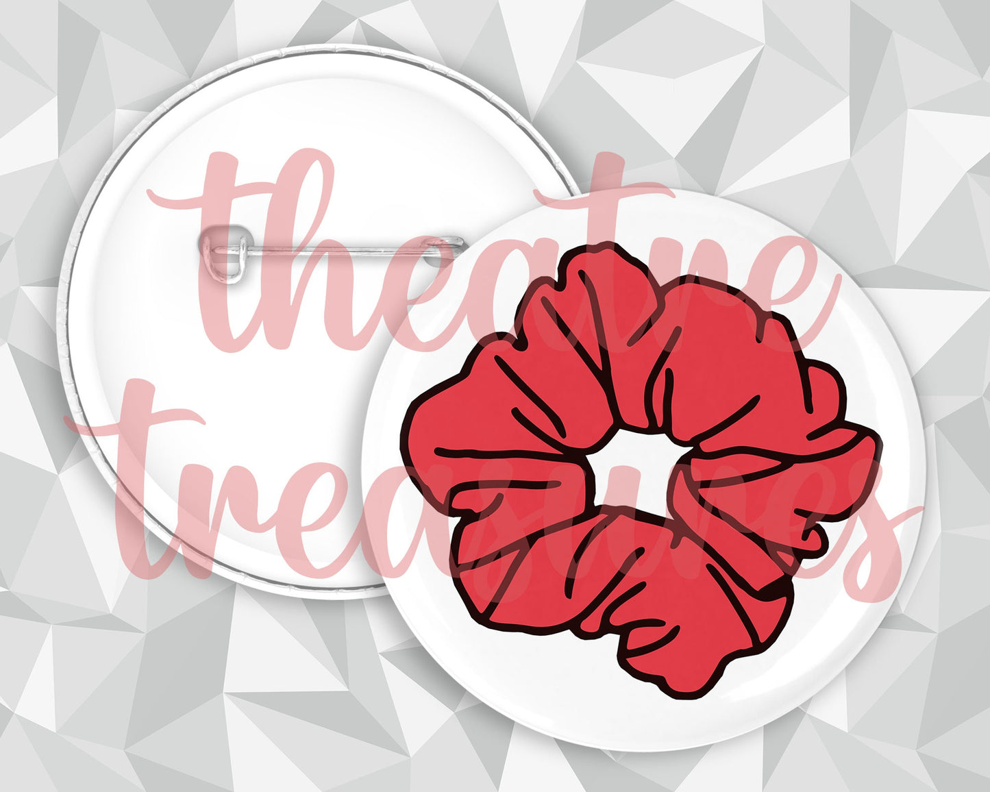 Six the Musical, Anna of Cleves, Scrunchie Badge | Handmade Musical Theatre Gift
