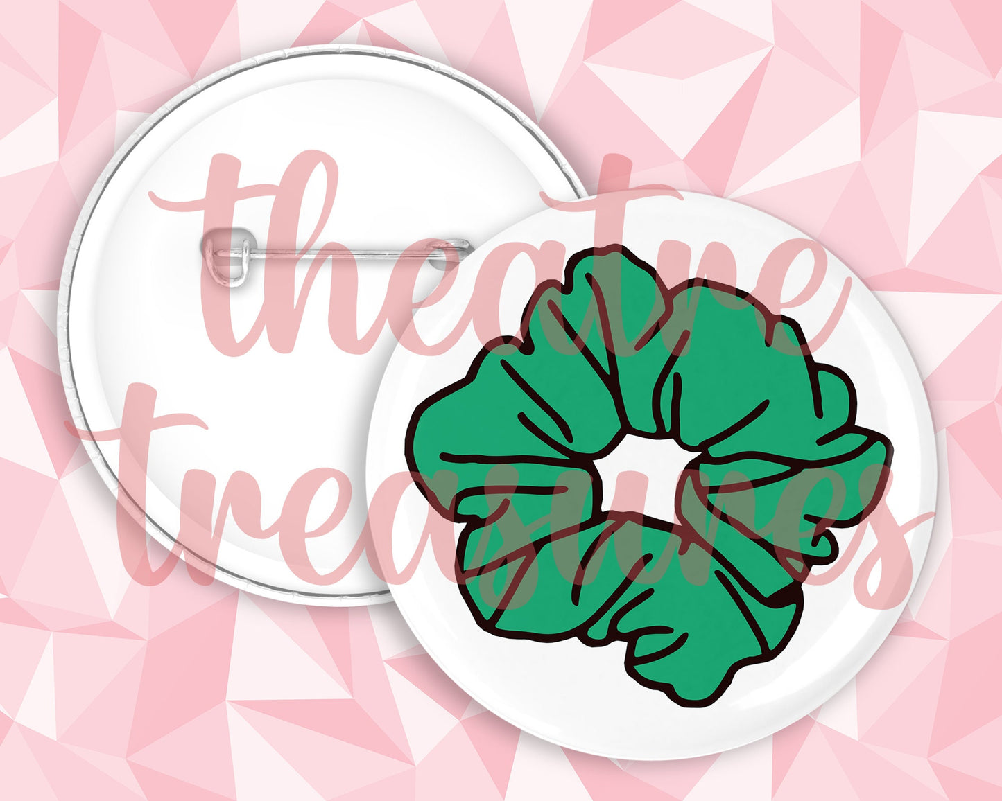 Six the Musical, Anne Boleyn, Scrunchie Badge | Handmade Musical Theatre Gift