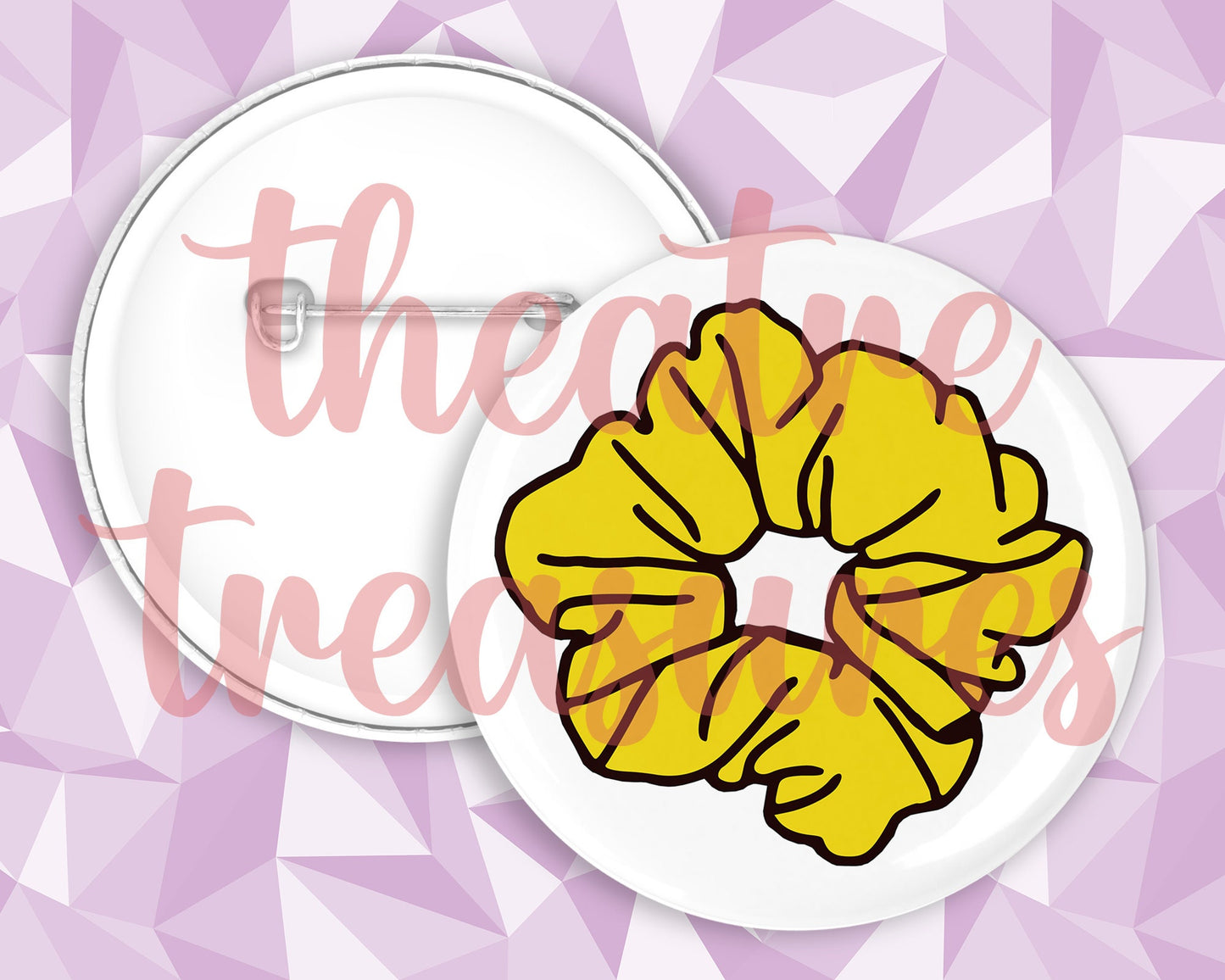 Operation Mincemeat, Scrunchie Badge | Handmade Musical Theatre Gift