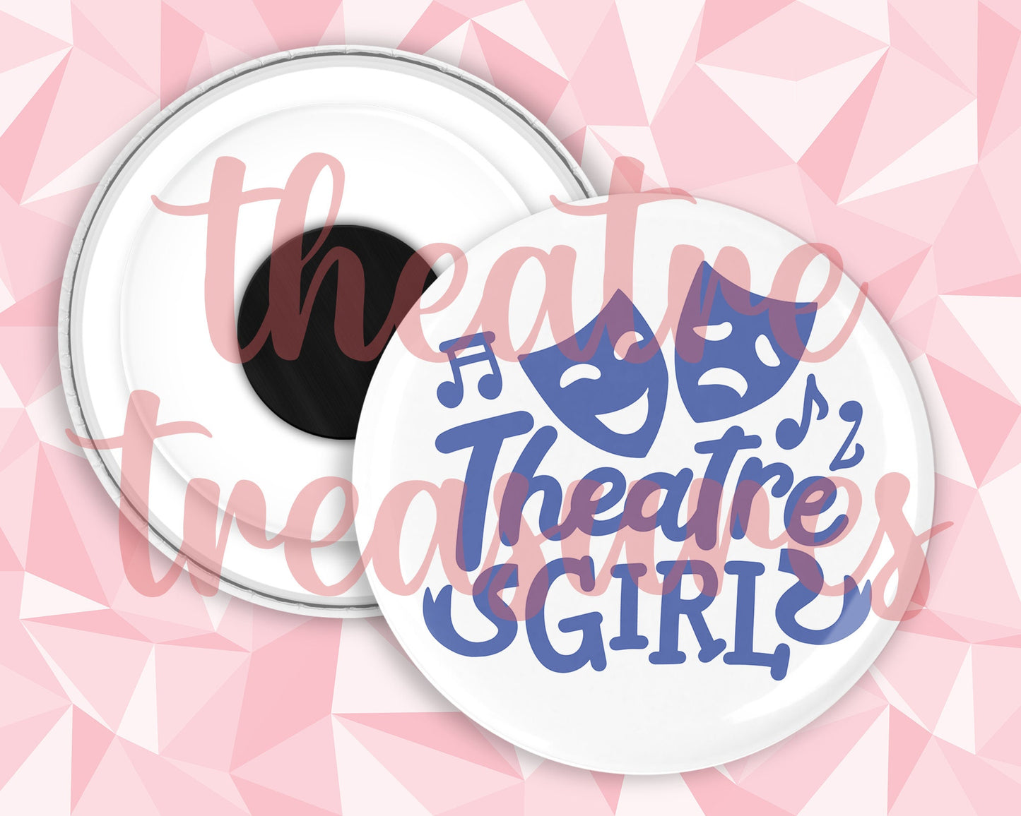 Theatre Girl Magnet | Handmade Musical Theatre Gift