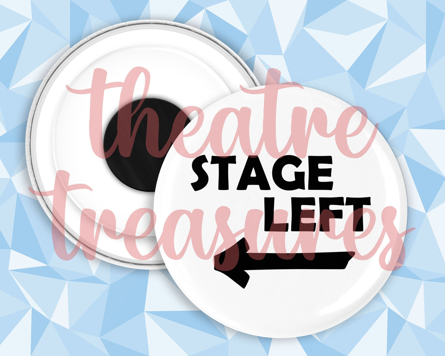 Stage Left, Magnet | Handmade Musical Theatre Gift