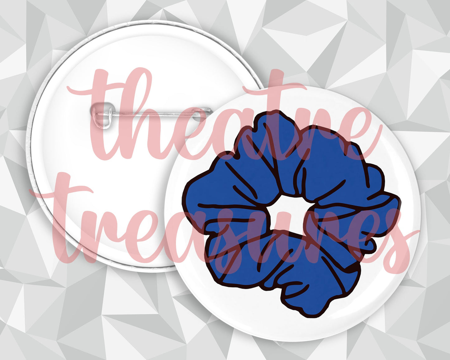 Heathers, Veronica, Scrunchie Badge | Handmade Musical Theatre Gift