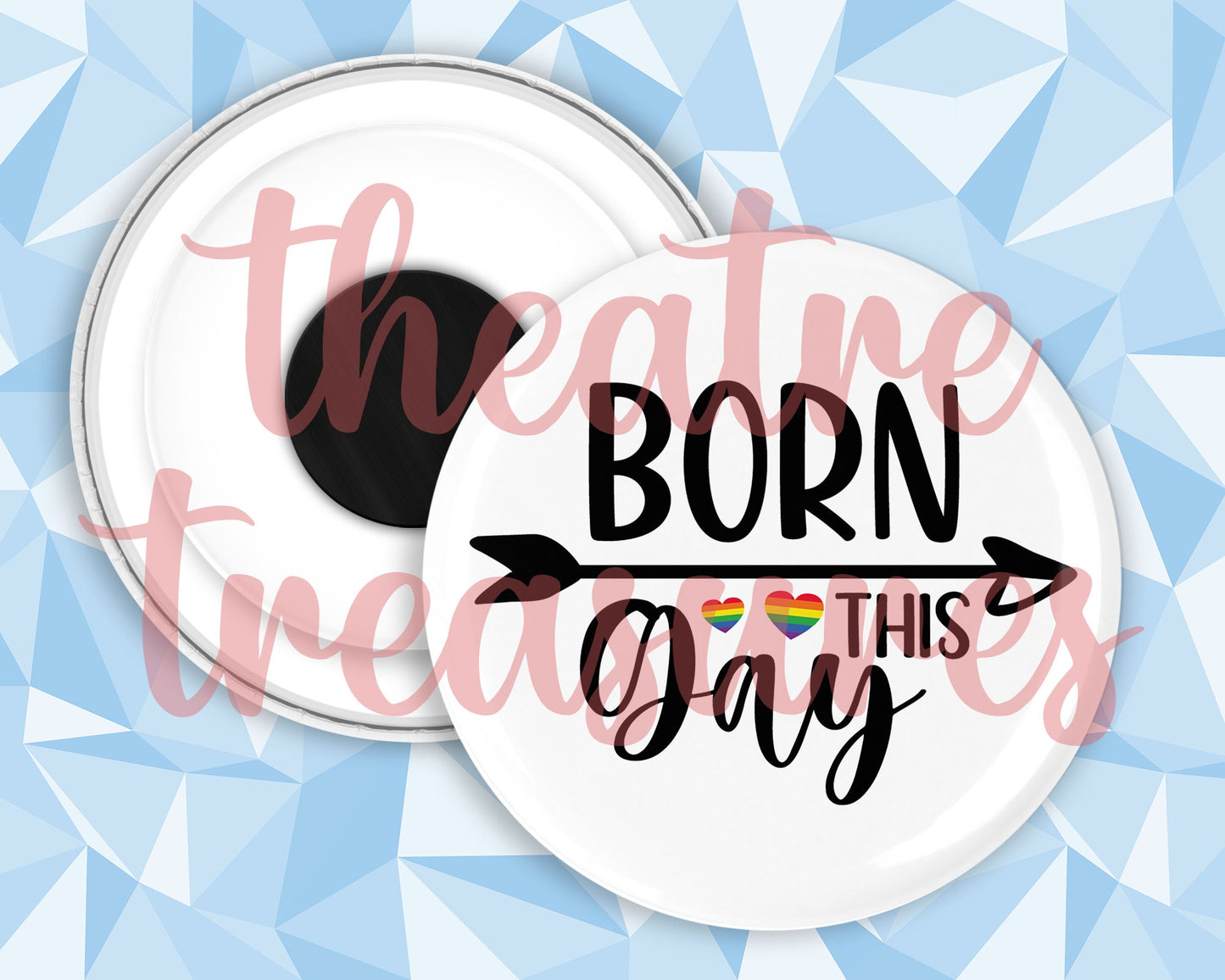 Born this Gay Magnet | Handmade Pride Gift
