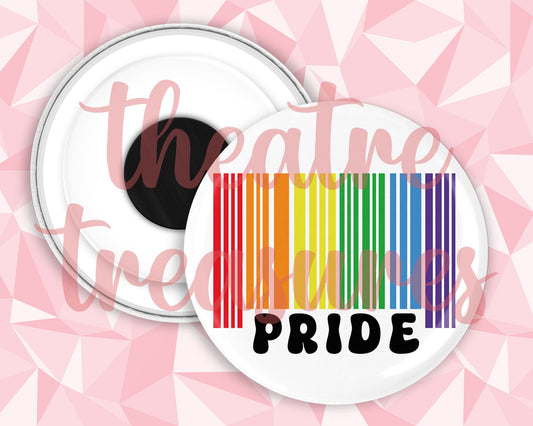 Pride Barcode Magnet | Handmade Pride Gift