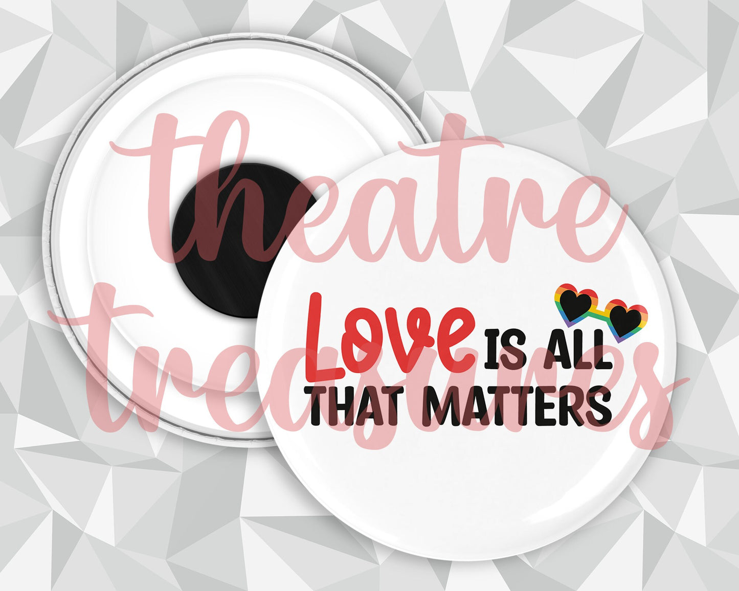 Love is all that matters Magnet | Handmade Pride Gift