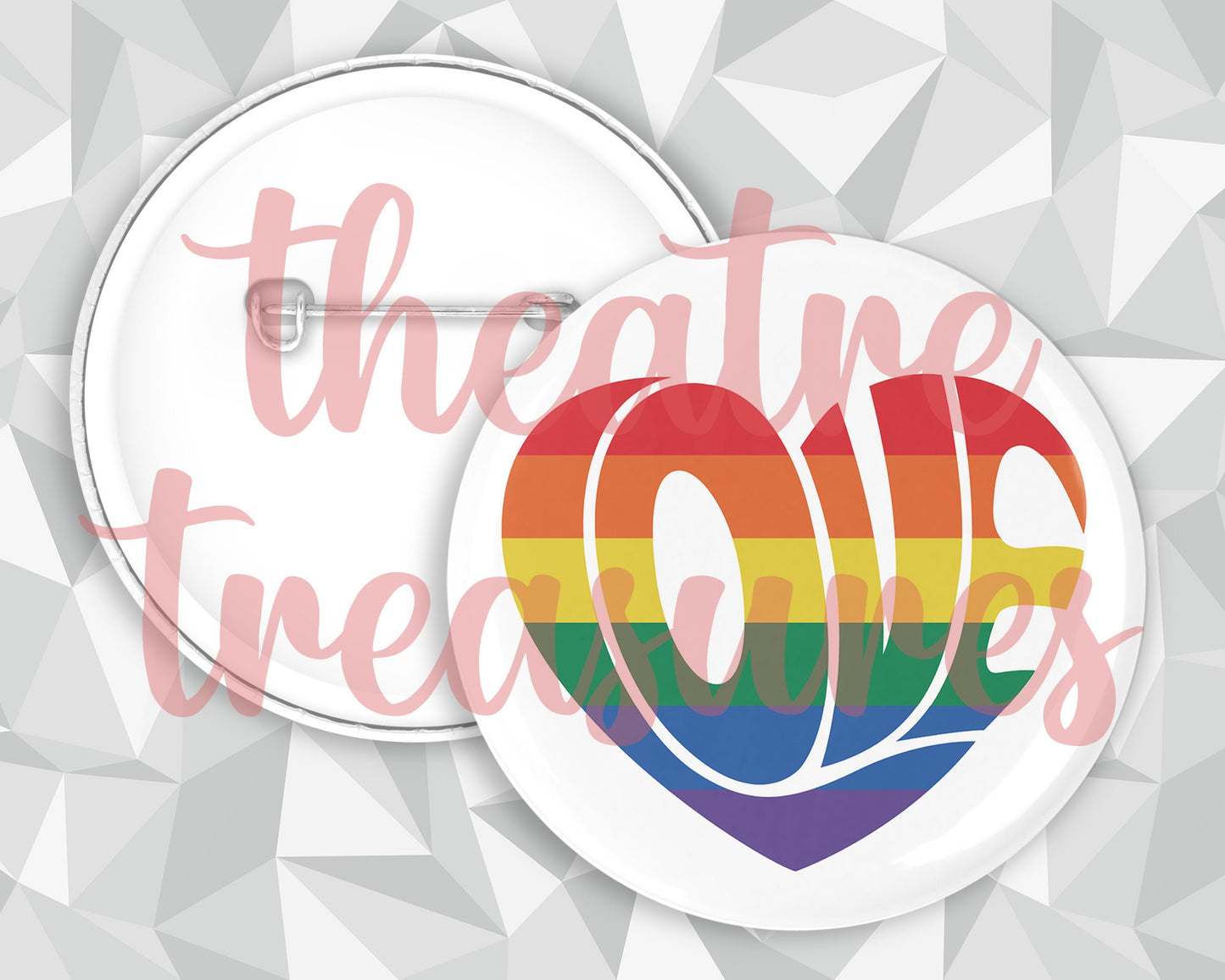 Love Badge | Handmade Pride Gift