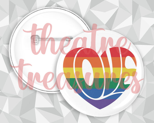 Love Badge | Handmade Pride Gift
