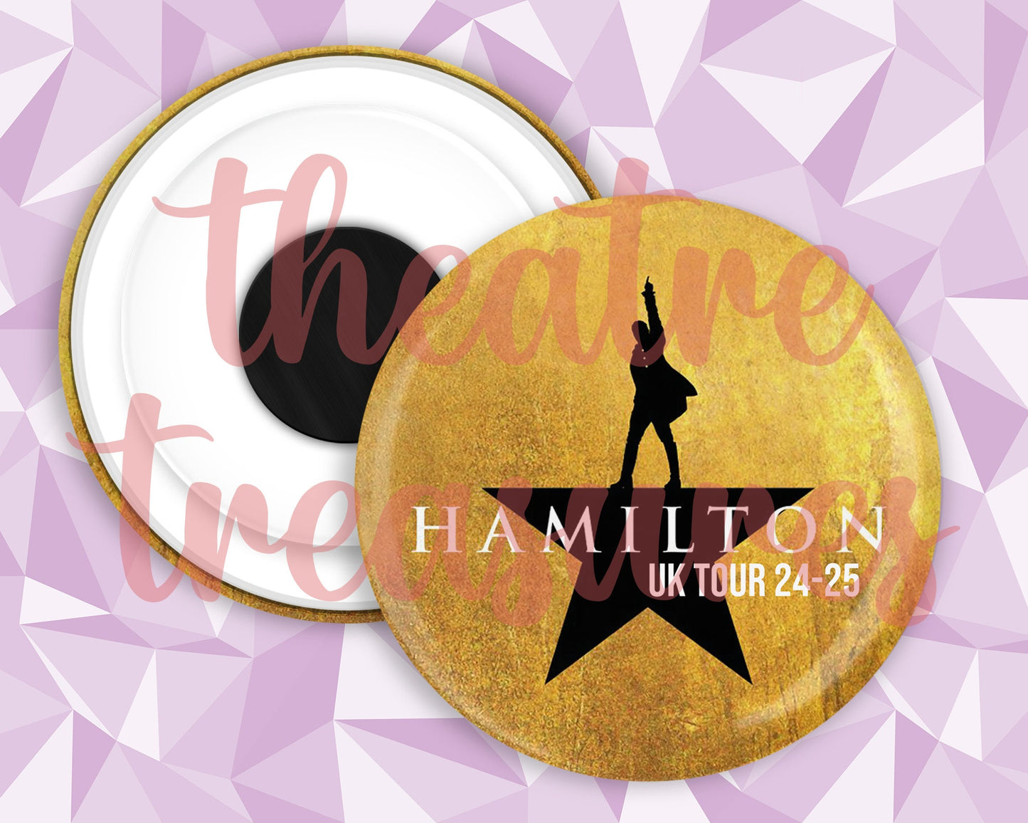 UK TOUR Hamilton Magnet | Handmade Musical Theatre Gift