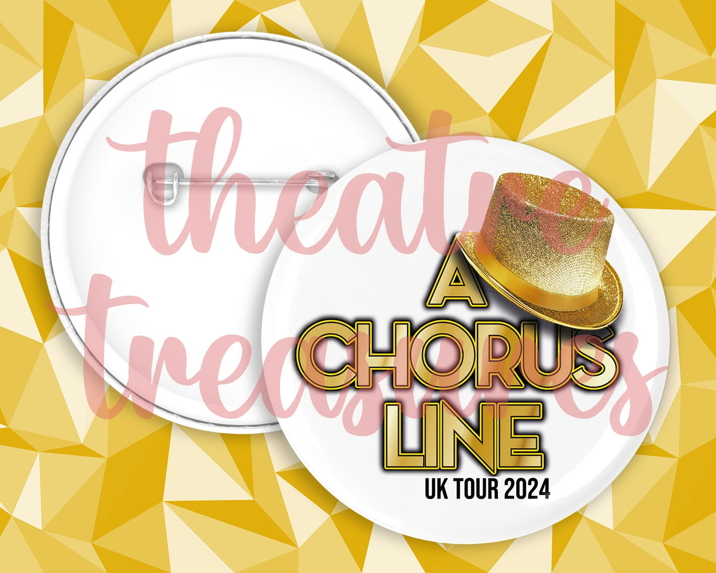 UK Tour A Chorus Line Badge | Handmade Musical Theatre Gift