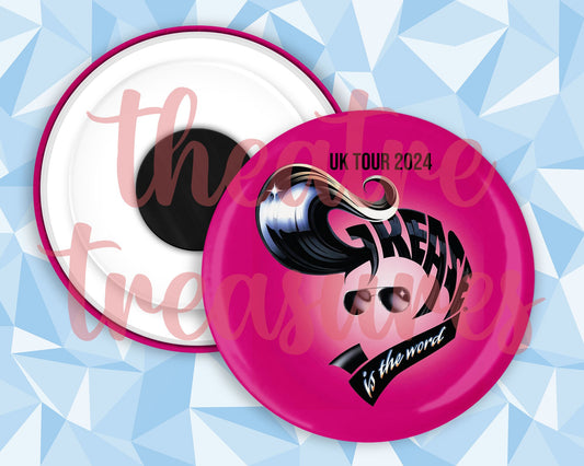 UK Tour Grease Magnet | Handmade Musical Theatre Gift