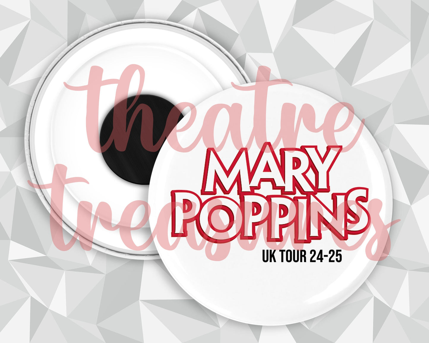 UK TOUR Mary Poppins Magnet | Handmade Musical Theatre Gift