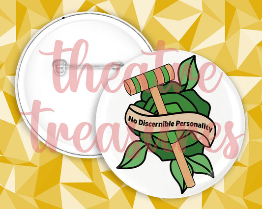 Heather Duke - No Discernible Personality, Badge | Handmade Musical Theatre Gift
