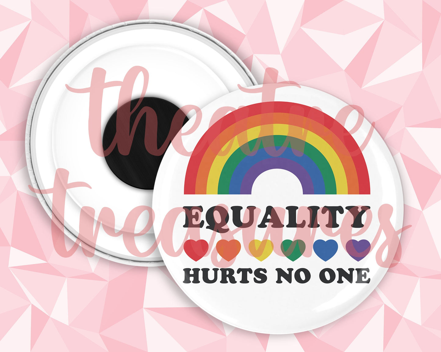 Equality hurts no one Magnet | Handmade Pride Gift