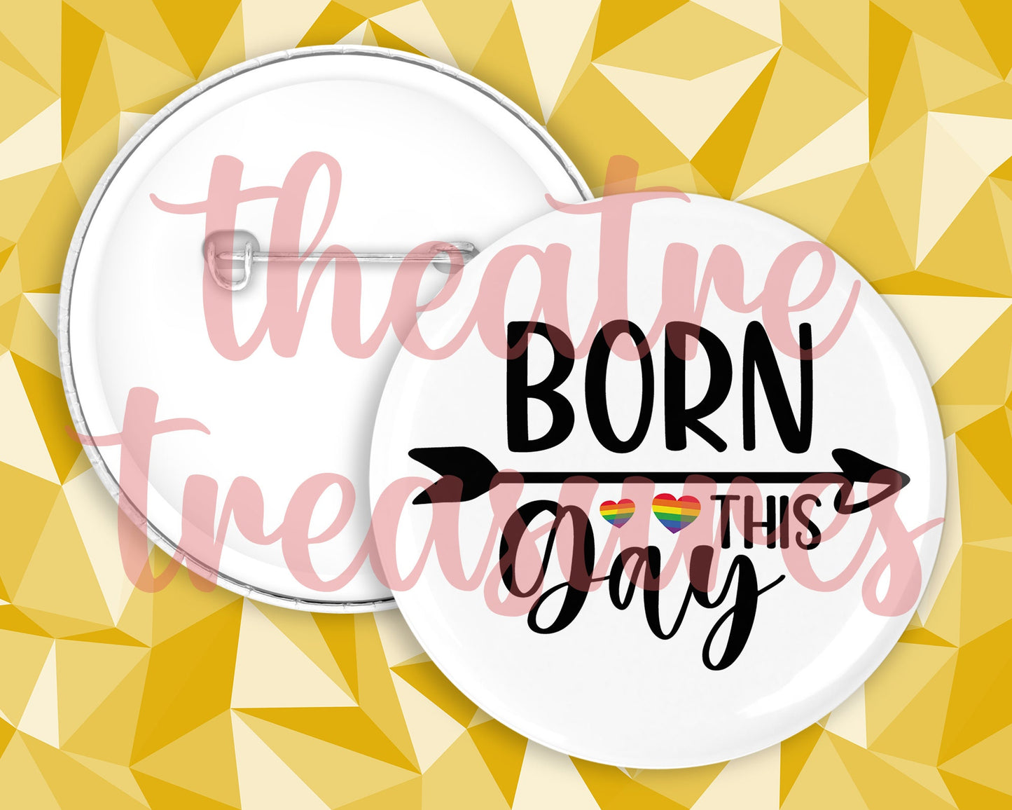Born this Gay Badge | Handmade Pride Gift