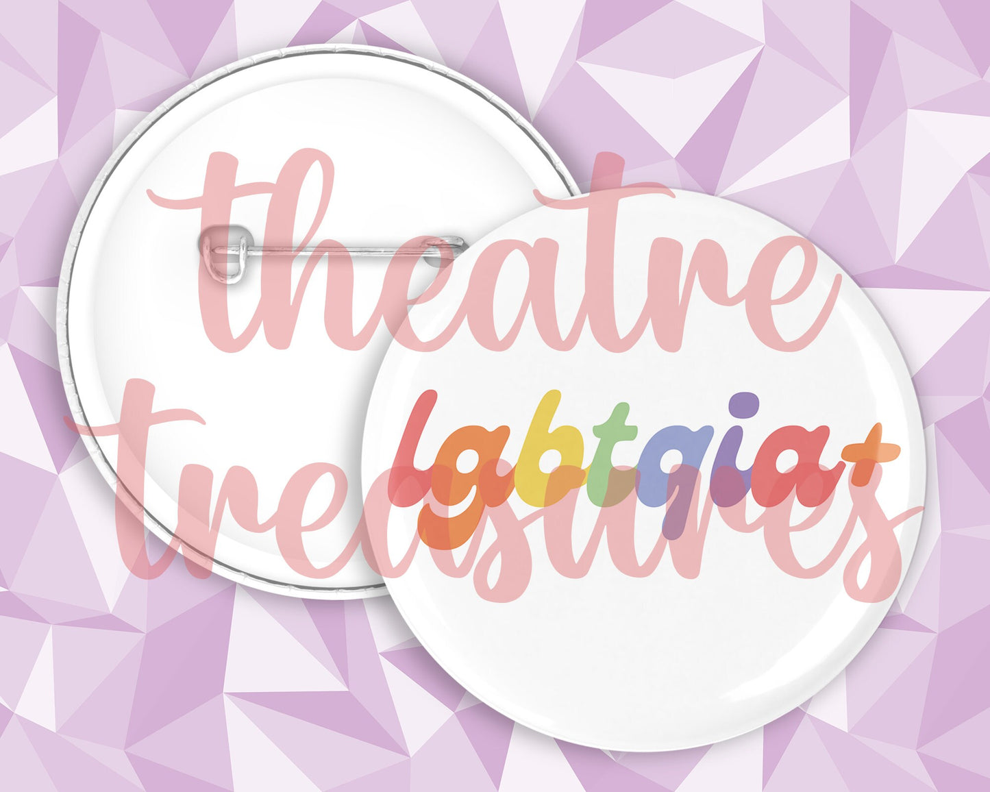 LGBTQIA+ Badge | Handmade Pride Gift