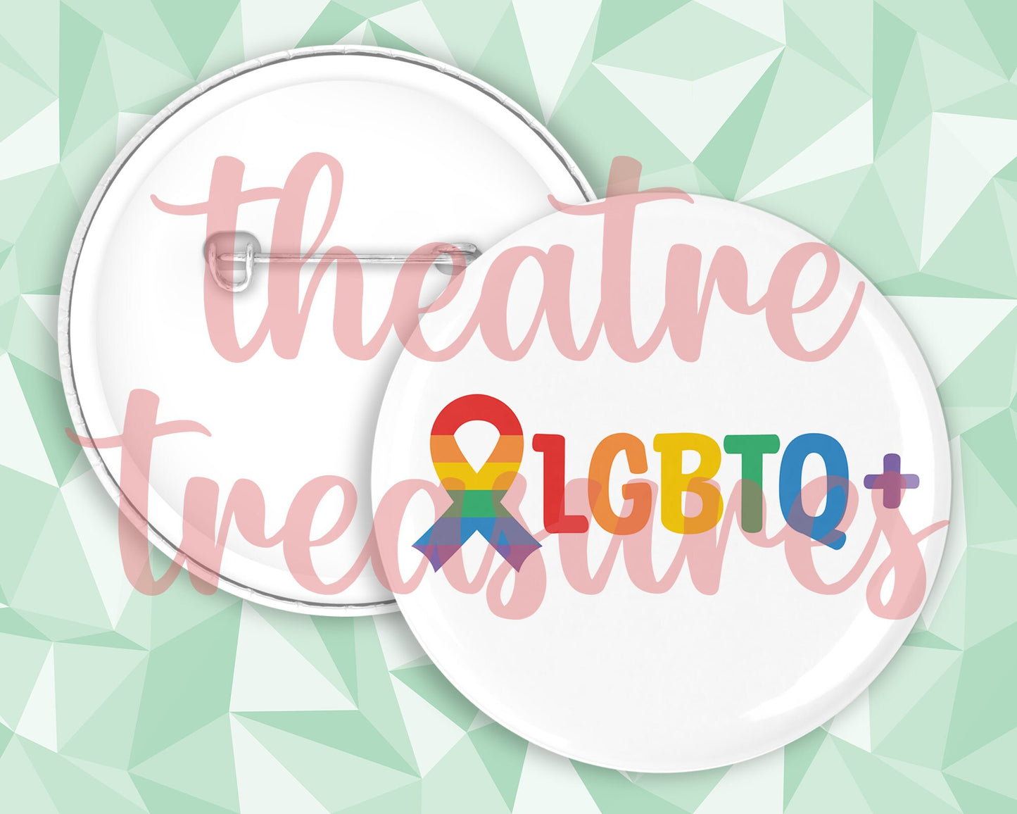 LGBTQ+ Badge | Handmade Pride Gift