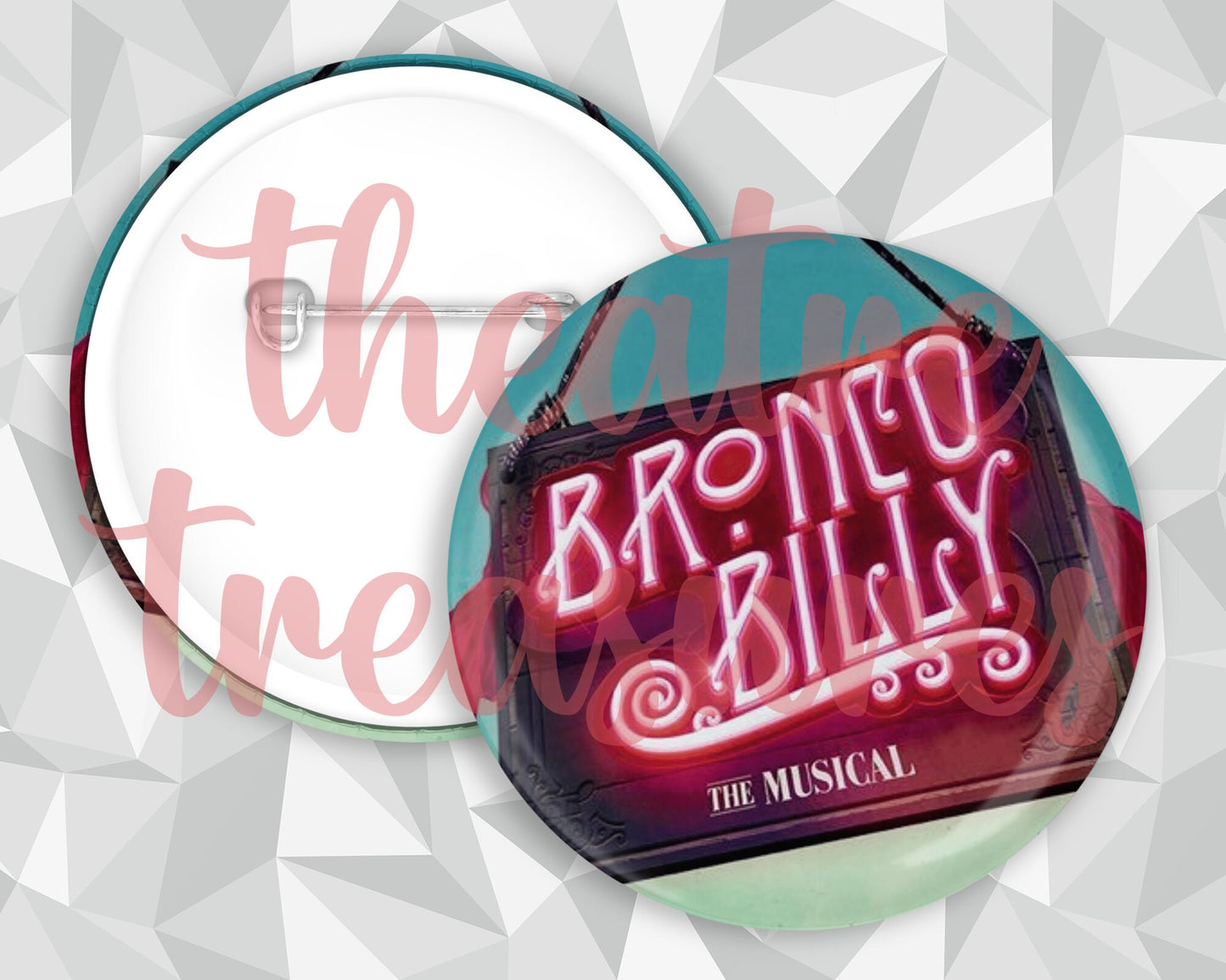 Bronco Billy Badge | Handmade Musical Theatre Gift