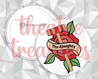 Heather Chandler - The Almighty, Badge | Handmade Musical Theatre Gift