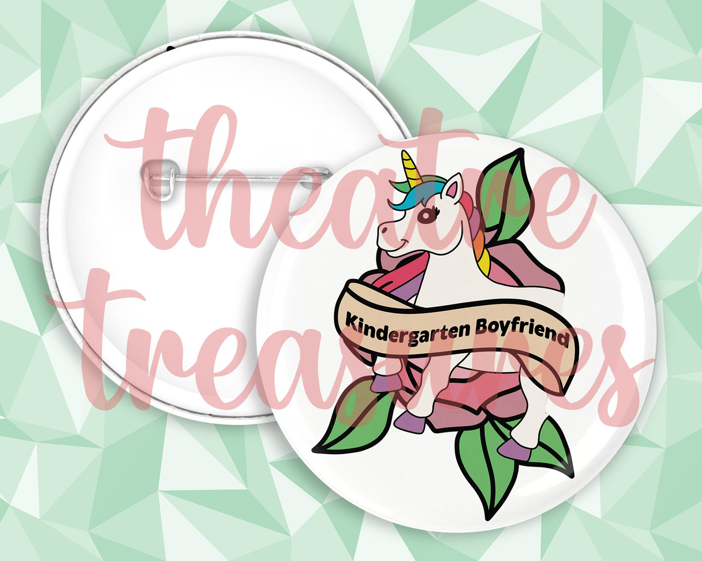 Martha - Kindergarten Boyfriend, Badge | Handmade Musical Theatre Gift