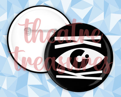 Cabaret Eye Badge | Handmade Musical Theatre Gift