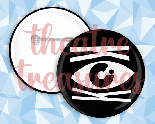 Cabaret Eye Badge | Handmade Musical Theatre Gift