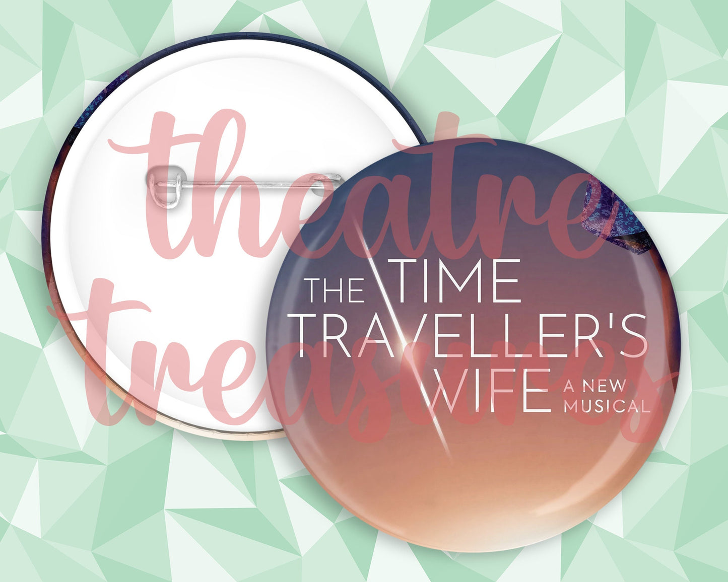 The Time Traveller's Wife Badge | Handmade Musical Theatre Gift