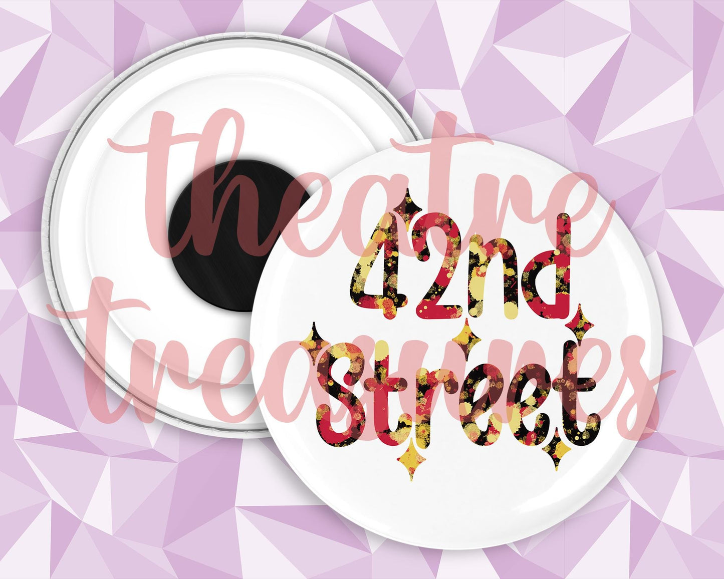 42nd Street Magnet | Handmade Musical Theatre Gift