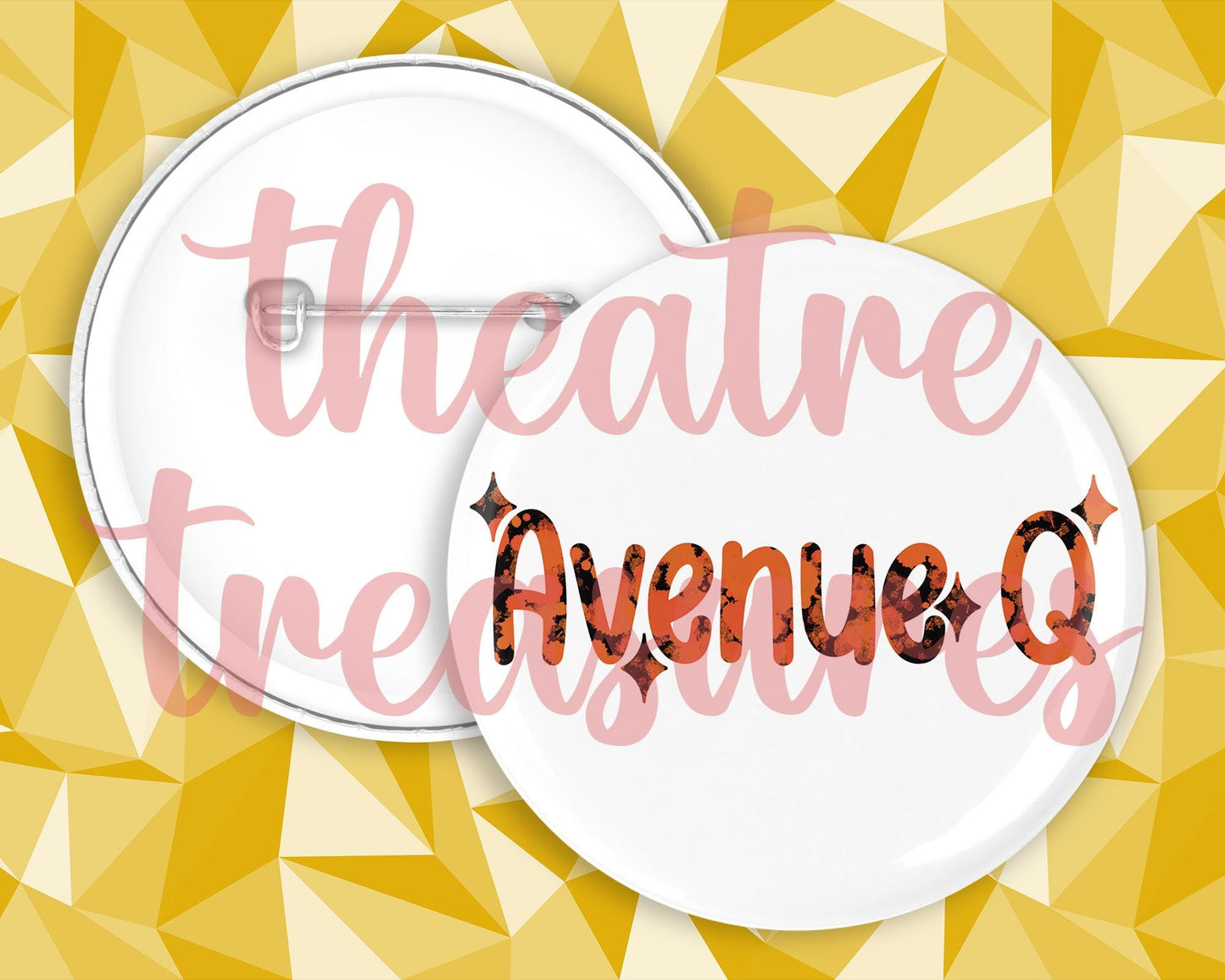 Avenue Q Badge | Handmade Musical Theatre Gift