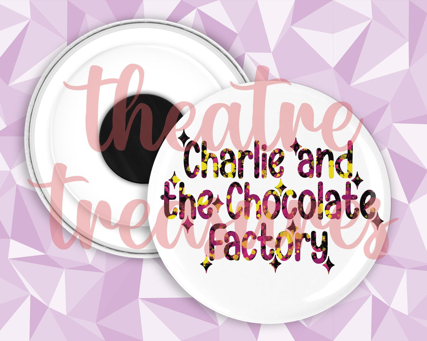 Charlie and The Chocolate Factory Magnet | Handmade Musical Theatre Gift
