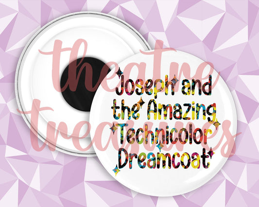 Joseph and the Technicolor Dreamcoat Magnet | Handmade Musical Theatre Gift