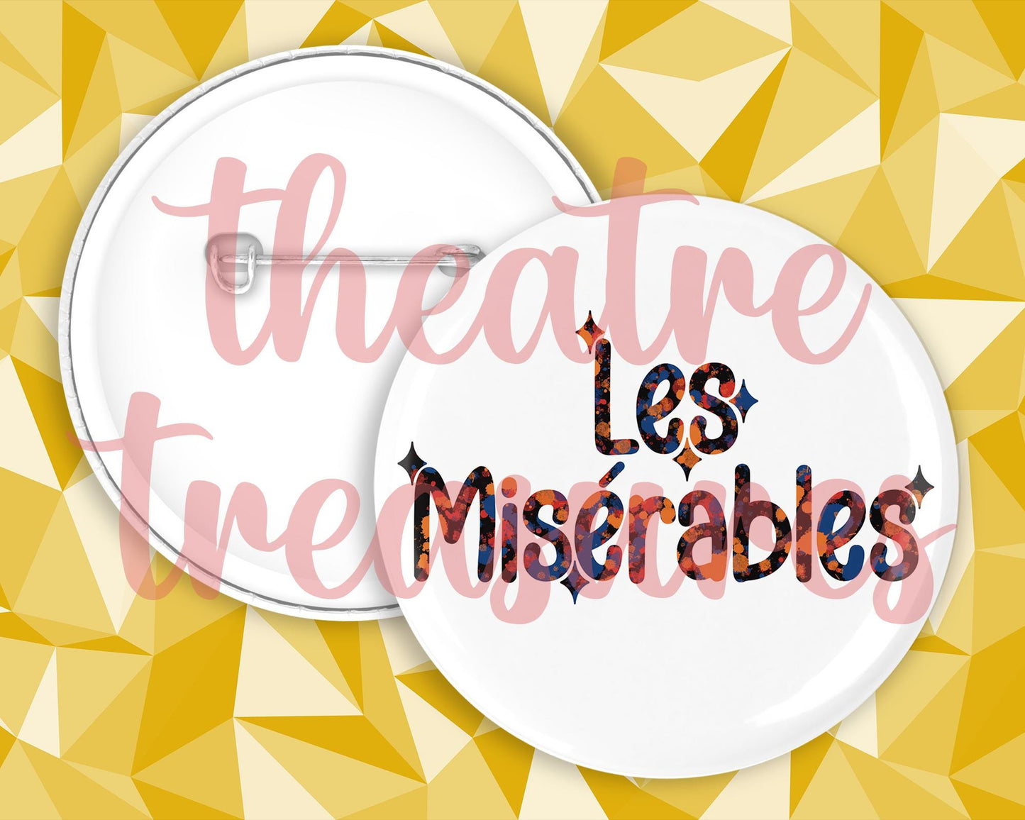 Les Miserables Badge | Handmade Musical Theatre Gift