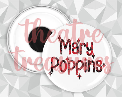 Mary Poppins Magnet | Handmade Musical Theatre Gift
