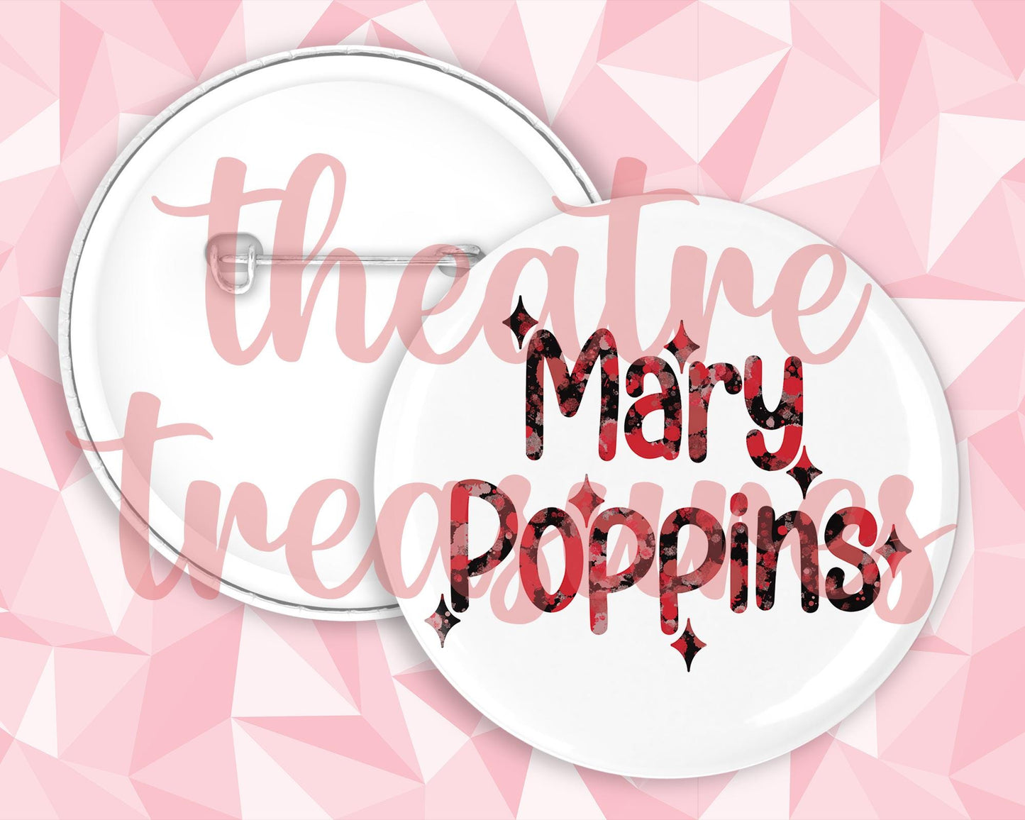 Mary Poppins Badge | Handmade Musical Theatre Gift
